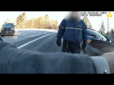 NYSP Body Worn Camera Trooper Escapes Near-Fatal Crash