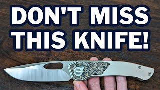 Caelum Blade Designs Ari Prototype - Small Details Review - Titanium Carbon Fiber Bolster Lock Knife