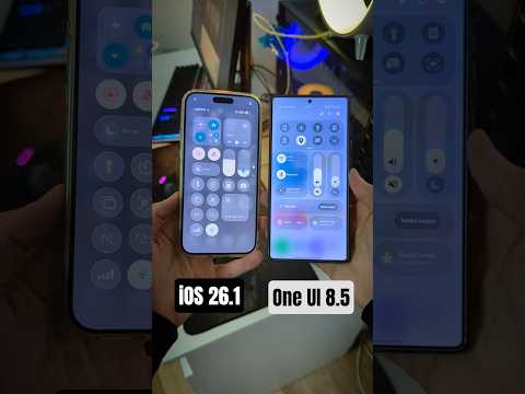 iOS 26.1 vs One UI 8.5 Internal build | Visual Comparison