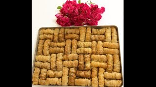 Çıtır Çıtır El Açması Cevizli Burma Baklava-Tereyağlı Cevizli Ev Baklavası-Bera Tatlidunyasi