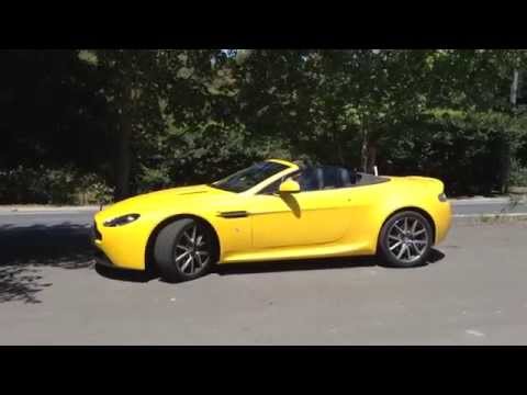 Aston Martin V8 Vantage Start up and Acceleration
