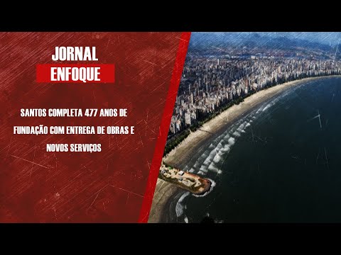 Prefeito Rogério Santos fala sobre a programação dos 477 anos de Santos