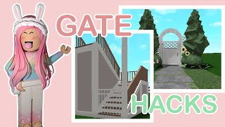 Bloxburg Building Hacks (With New Gates!!!)