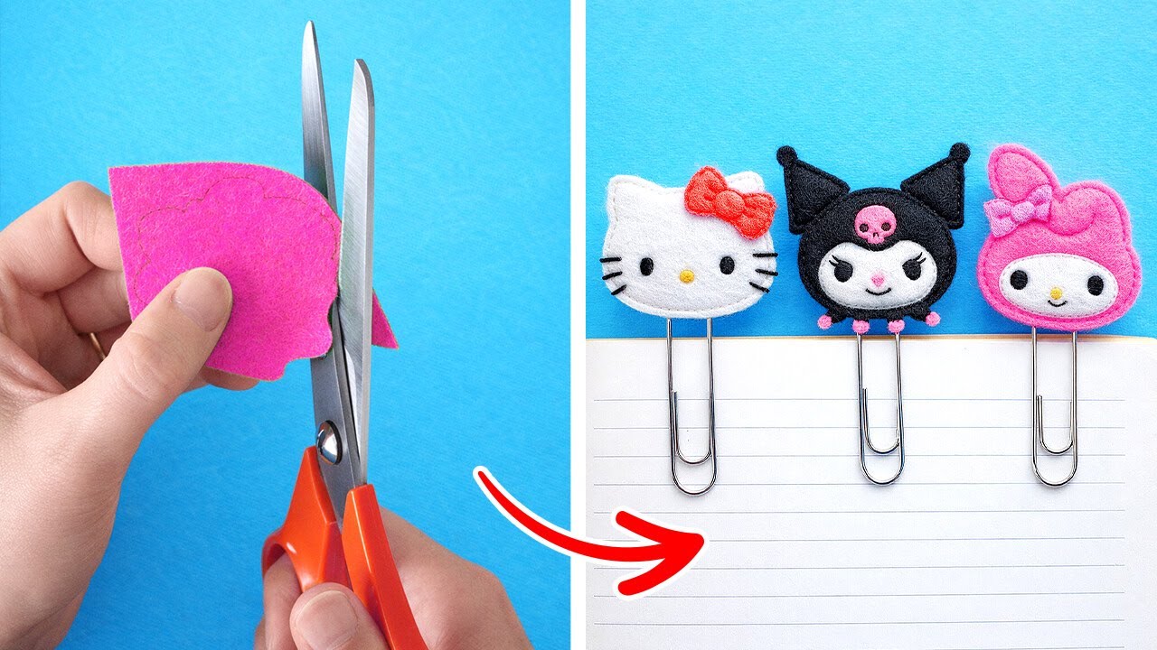 💖 EASY DIY SCHOOL SUPPLIES 🌟 Budget-Friendly Back to School Crafts ✂️