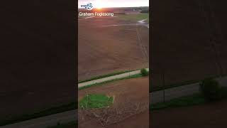 Drone Video: Winds destroy power transmission towers in northern Indiana County
