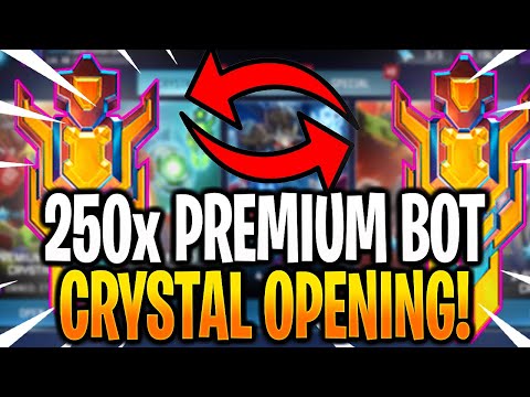 *NEW* 250x PREMIUM BOT CRYSTAL OPENING! - Transformers: Forged To Fight