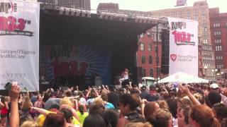 Sammy Adams Live &quot;Jump Around&quot; in Boston @ AMP 103.3 Birthday Bash 6/30/13