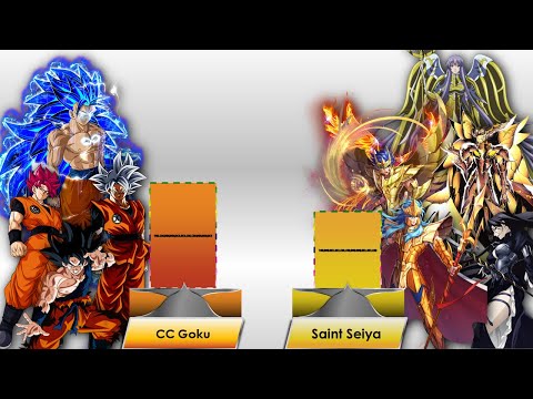 CC Goku Vs Saint Seiya Power Level