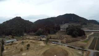 preview picture of video '朝倉郡筑前町　仙道古墳マルチコプター空撮'