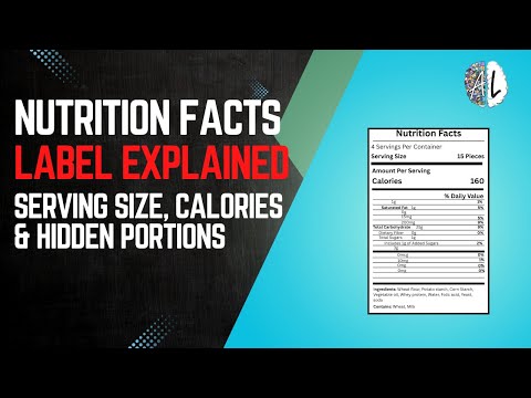 🥤 Nutrition Facts Label Explained | Serving Size, Calories & Hidden Portions