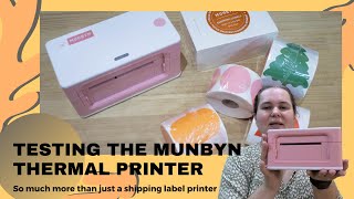 My new Munbyn label printer!  Let