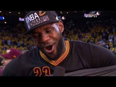 LeBron James Postgame Interview - Cleveland Cavaliers Win the 2016 NBA Championship