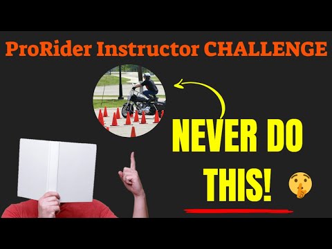ProRider - Instructor Challenge...This is NOT part of our class