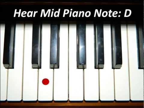 Hear Piano Note - Mid D