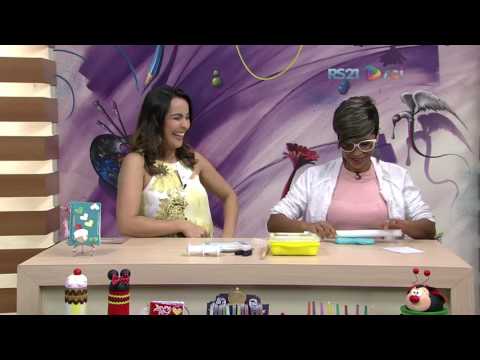 Mulher.com - 27/01/2017 - Caderneta de anotações em biscuit - Renata Costa P1