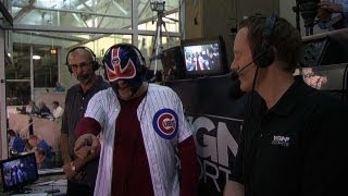 Comedian Jeff Garlin visits the booth