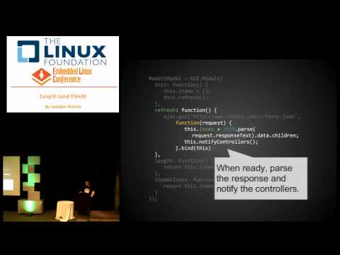 Embedded Linux Conference 2013 - Easy UI and Elev8