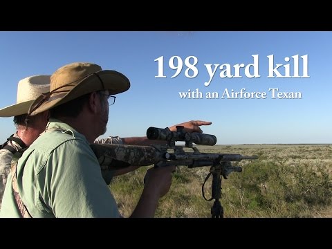 RECORD SETTING KILL SHOT.. with the Airforce Airguns Texan