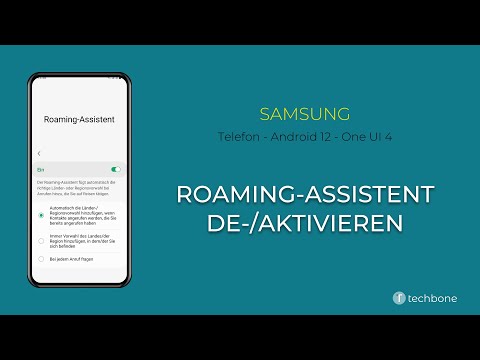 Roaming-Assistent de-/aktivieren - Samsung [Android 12 - One UI 4]