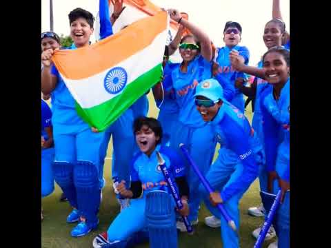 ICC U19 WOMAN'S T20 WORLD CUP 2023 WIN BY INDIA #indian #cricket #short #worldcup #T202023 #winner