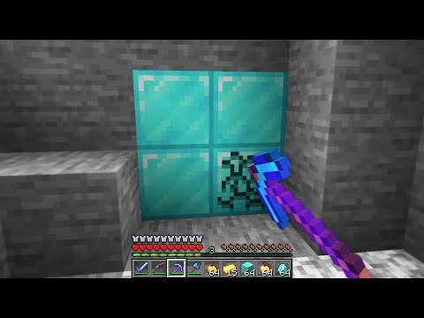 Minecraft UHC but the ores are stacked..