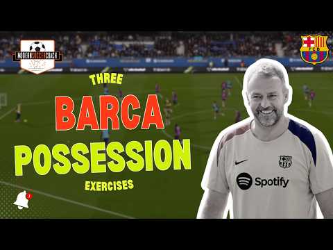 Hansi Flick’s Barcelona: 3 Possession Training Games That Break the Press!!