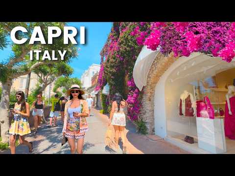 4K Capri Italy 2025 🇮🇹 Exquisite 4K Walking Tour of the Jewel of the Amalfi Coast