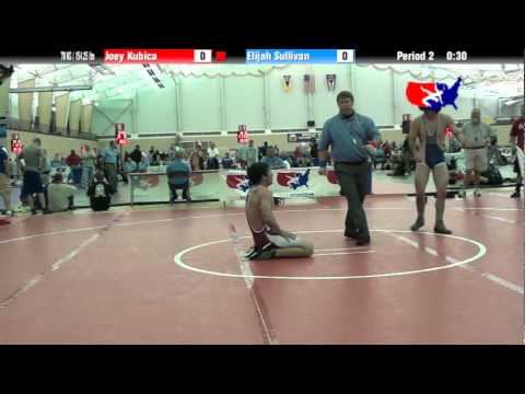 University Nat`ls GR 70 KG / 154.25 lbs: Joey Kubica vs. Elijah Sullivan