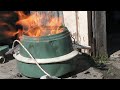 Vintage GE Canister Vacuum Abuse And Motor Burn Out