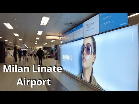 Milan Linate Airport (LIN) Virtual Tour – Inside the New Terminal