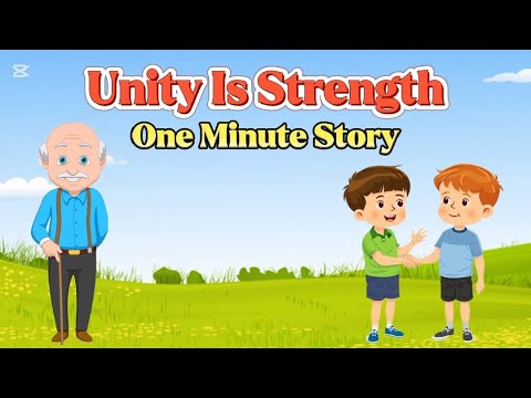 Unity Is Strength | One Minute Story | Childenzia English Story