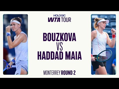 Marie Bouzkova vs. Beatriz Haddad Maia | 2025 Monterrey Round 2 | WTA Match Highlights