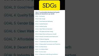 Download lagu The 17 sustainable development goals (SDGs) to transform our world #sdgs #upsc #ias #ssc mp3