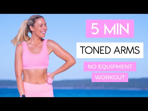 BEST TONED PILATES ARMS WORKOUT 💕 no equipment arms workout