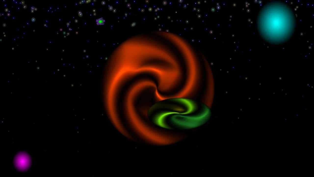 HD Animated Video Of UFO In Outer Space Scene Solar System Alien Galaxy 3D Cartoon Animation