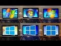 Windows XP Vs Vista Vs 7 Vs 8 1 Vs 10 Vs 11 Speed Test