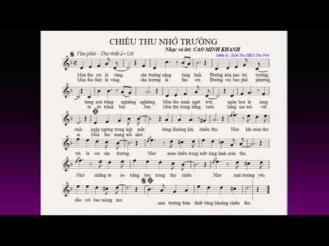 CHIỀU THU NHỚ TRƯỜNG