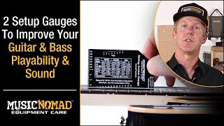 Video thumbnail for The 2 Must Have Precision Gauges For Guitar & Bass Setups by MusicNomad by MusicNomad Equipment Care