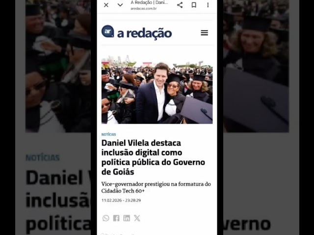 Daniel Vilela destaca inclusão digital como política pública em Goiás