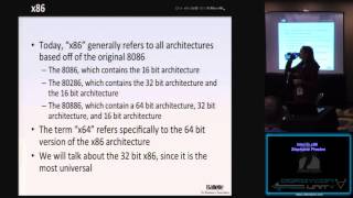 Stable34 Intro to x86 Stephanie Preston