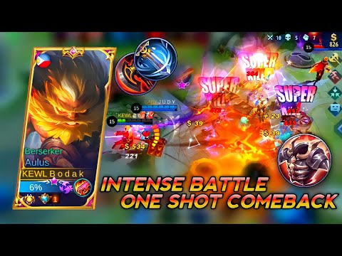 AULUS GAMEPLAY | ONE SHOT COMEBACK | TOP GLOBAL AULUS BEST BUILD 2021 - AULUS MLBB