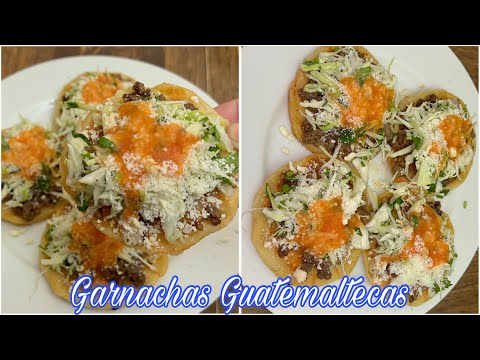 💥 Garnachas Guatemaltecas / Garnachas de carne de res 🥩 Fáciles