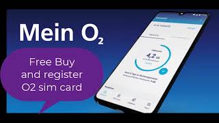 Buy and register O2 sim card for free in Germany in 2 minutes