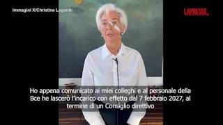 Il video dell'addio di Christine Lagarde alla Bce: «Un onore servire quest'istituzione, grazie a ...