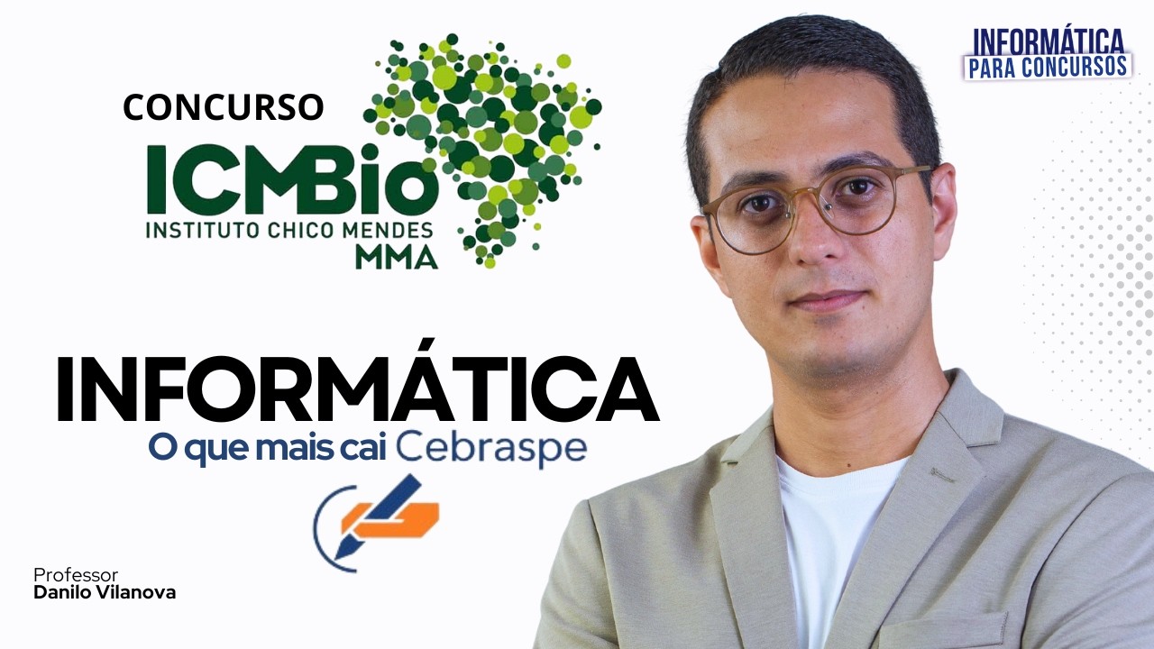 Concurso ICMBio | Banca Cebraspe | O que mais cai | Informática com Danilo Vilanova #opior #icmbio