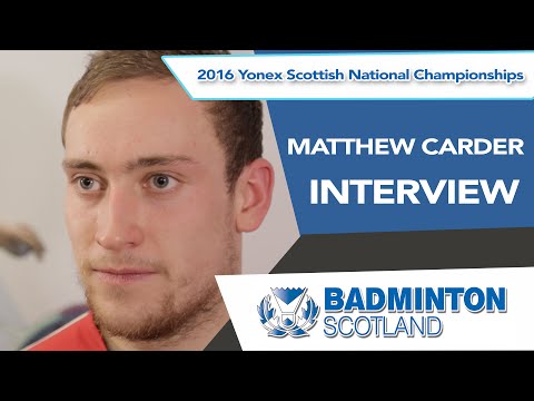 Matthew Carder discusses his first national championships title.