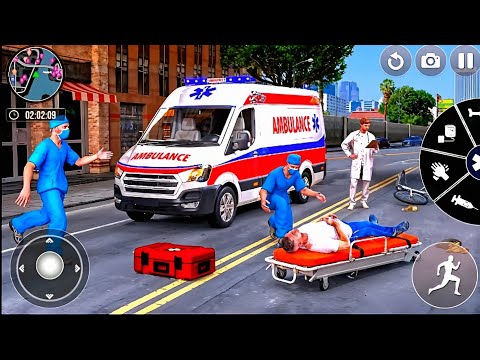 Ambulance Rescue Simulator 3D - US Emergency 911 Ambulance Driving - Android Gameplay 