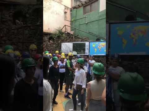 Ouro Preto, Entrada da Mina de Ouro. E uma das cidades mais visitadas de Minas Gerais.