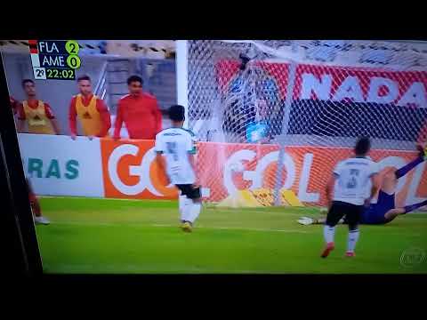 Gol do Flamengo - Gol de Rodrigo Muniz - Flamengo 2 x 0 América-MG