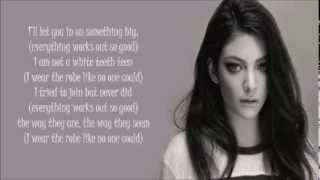Lorde - White Teeth Teens (Lyrics)